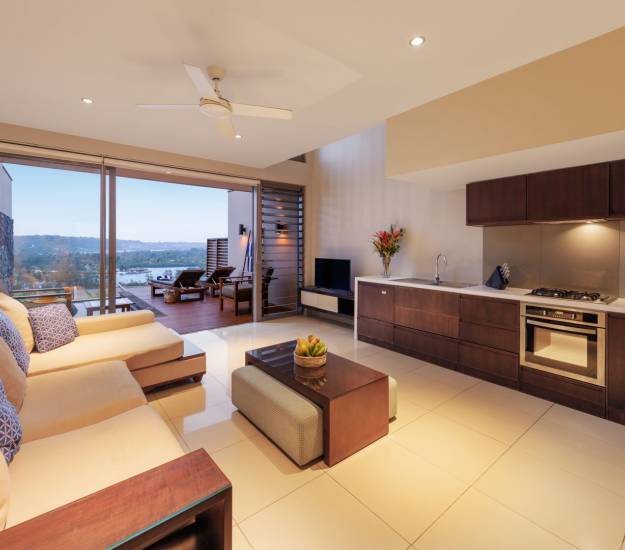 The Terraces living room