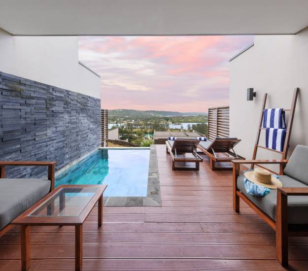 The Terraces exterior pool