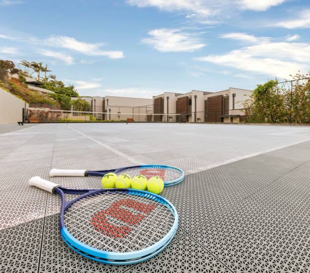 The Terraces tennis court